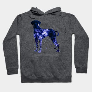 Rhodesian Ridgeback Dog Space Stencil Hoodie